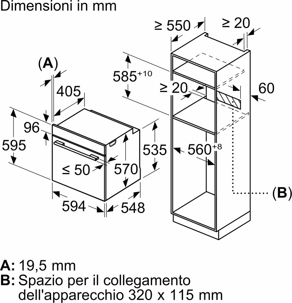 Bosch HBA534BS0 Serie 4 - Inbouw oven