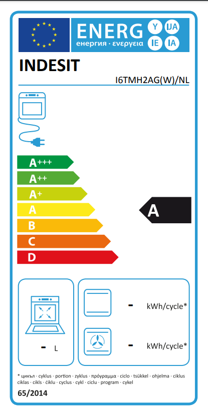 Indesit I6TMH2AGW - Gasfornuis