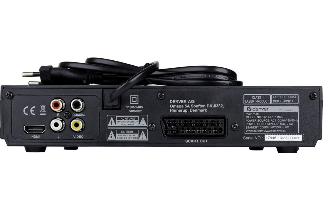 Denver DVH-7787 - DVD speler