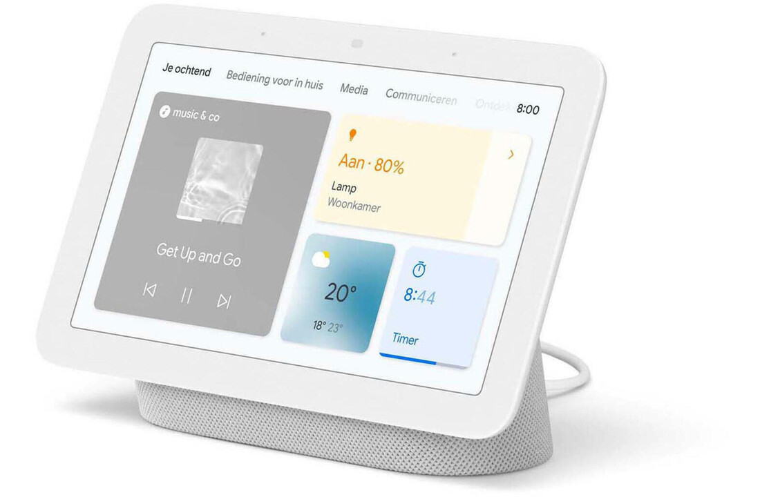 Google Nest Hub 2 Chalk (GA01331-FR) - Smart Home systeem