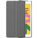 Just in Case Smart Tri-Fold Case - Apple iPad 10.2 - Grijs - Tablethoes