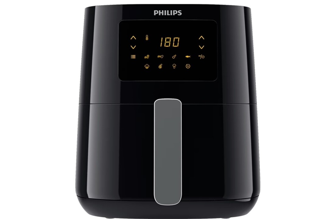 Philips digitale Airfryer HD9252/70 zwart - Hetelucht friteuse.