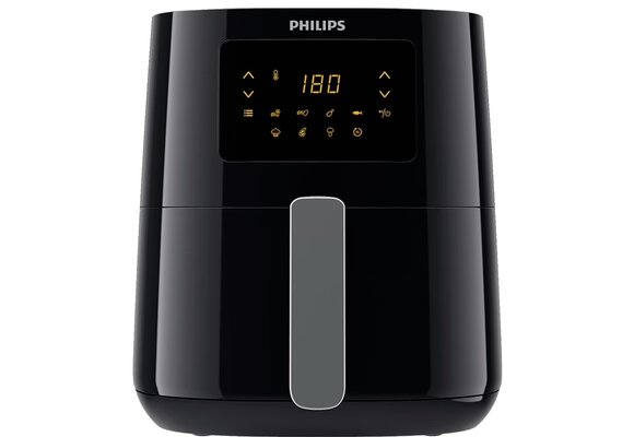 Philips digitale Airfryer HD9252/70 zwart - Hetelucht friteuse.