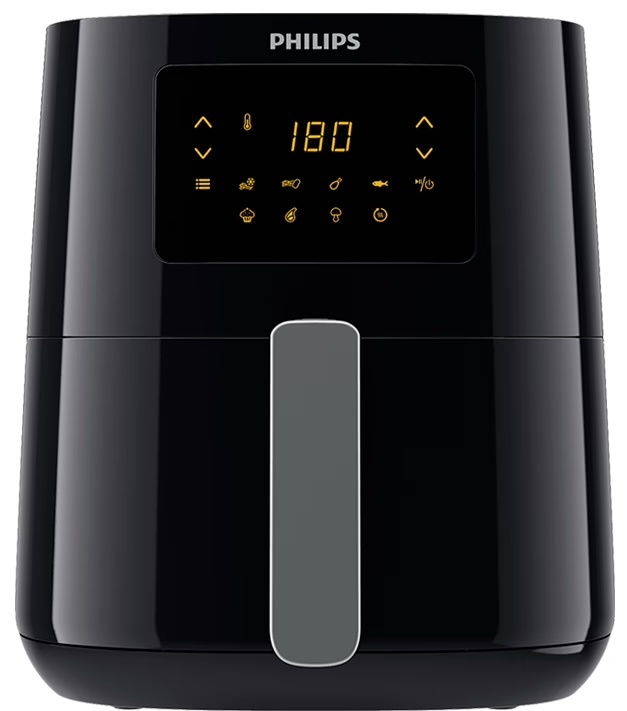 Philips digitale Airfryer HD9252/70 zwart - Hetelucht friteuse.