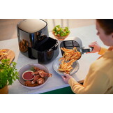 Philips digitale Airfryer HD9252/70 zwart - Hetelucht friteuse.