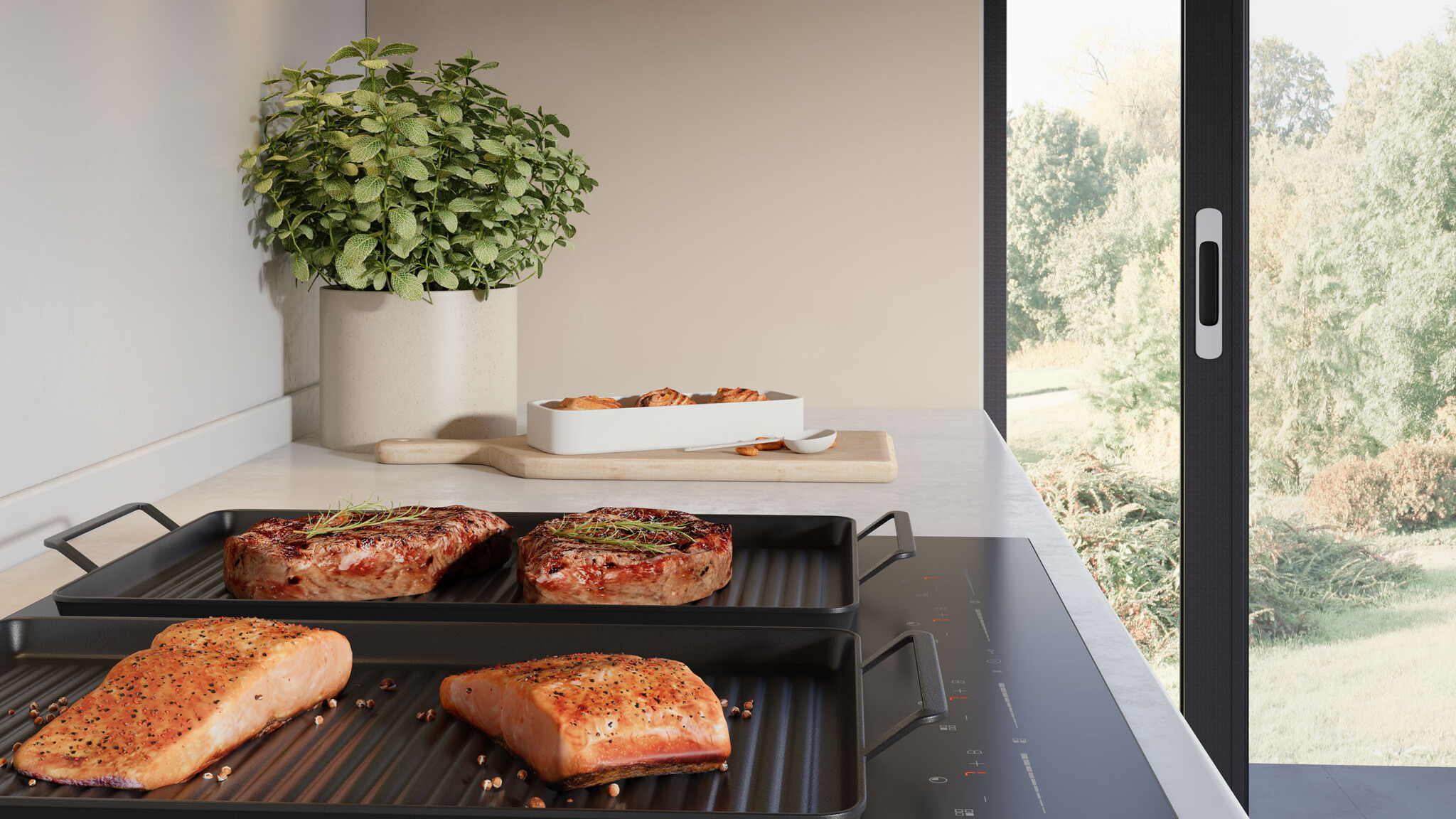 ETNA KIF5462ZT Inbouw inductiekookplaat.