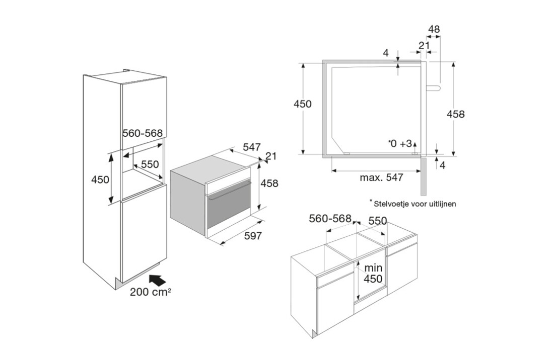 ATAG OX4592C - Inbouw oven