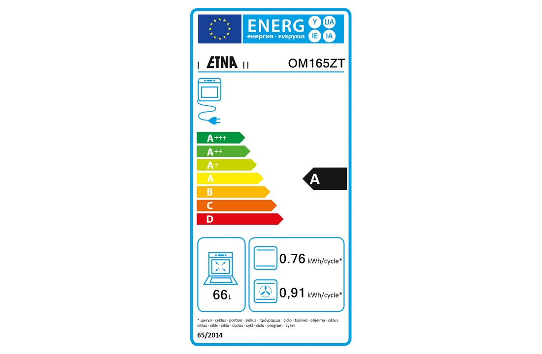 ETNA OM165ZT - Inbouw oven