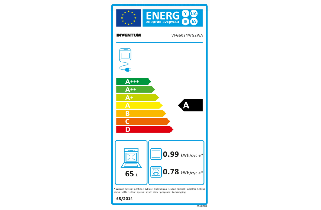 Inventum VFG6034WGZWA - Gasfornuis