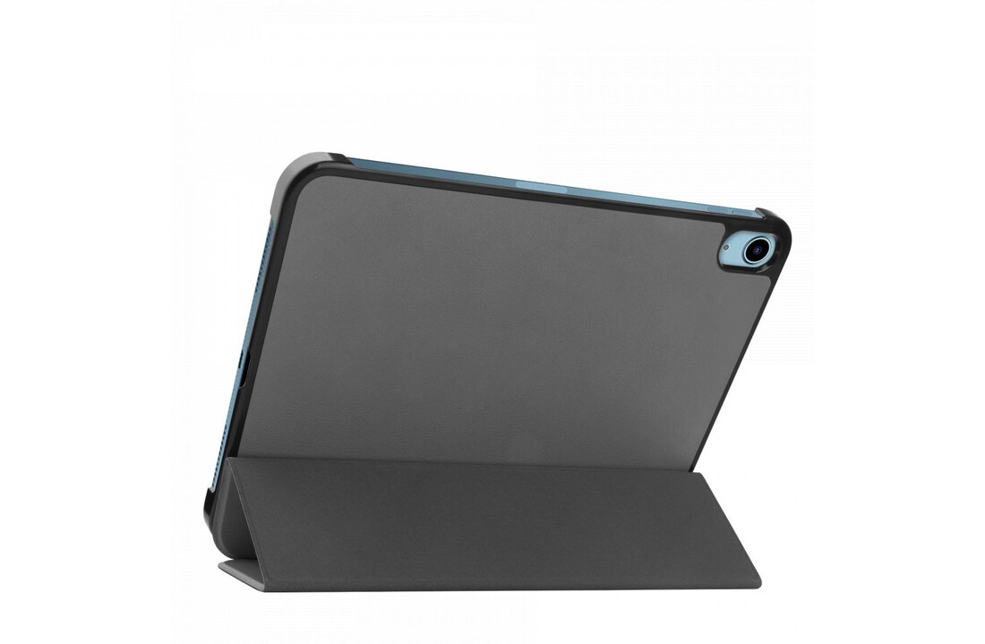 Just in Case Smart Tri-Fold Case - Apple iPad 2022 - Grijs - Tablethoes