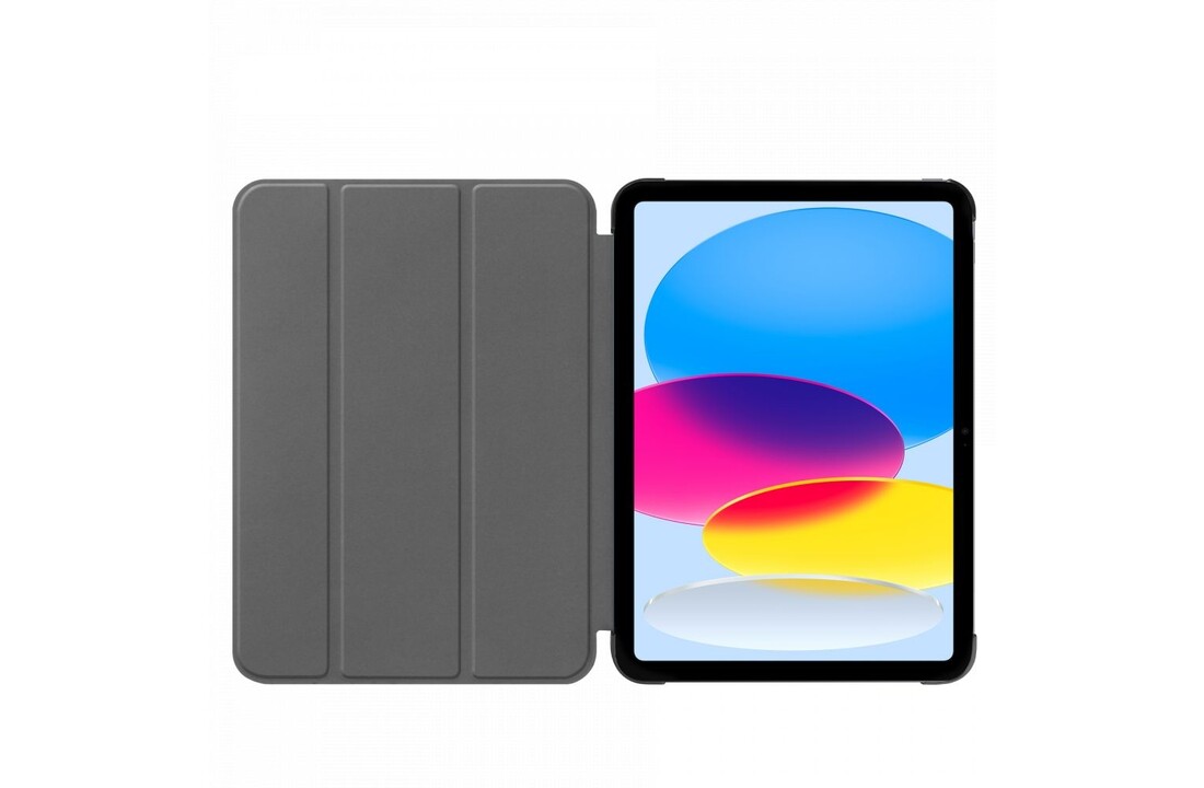 Just in Case Smart Tri-Fold Case - Apple iPad 2022 - Grijs - Tablethoes
