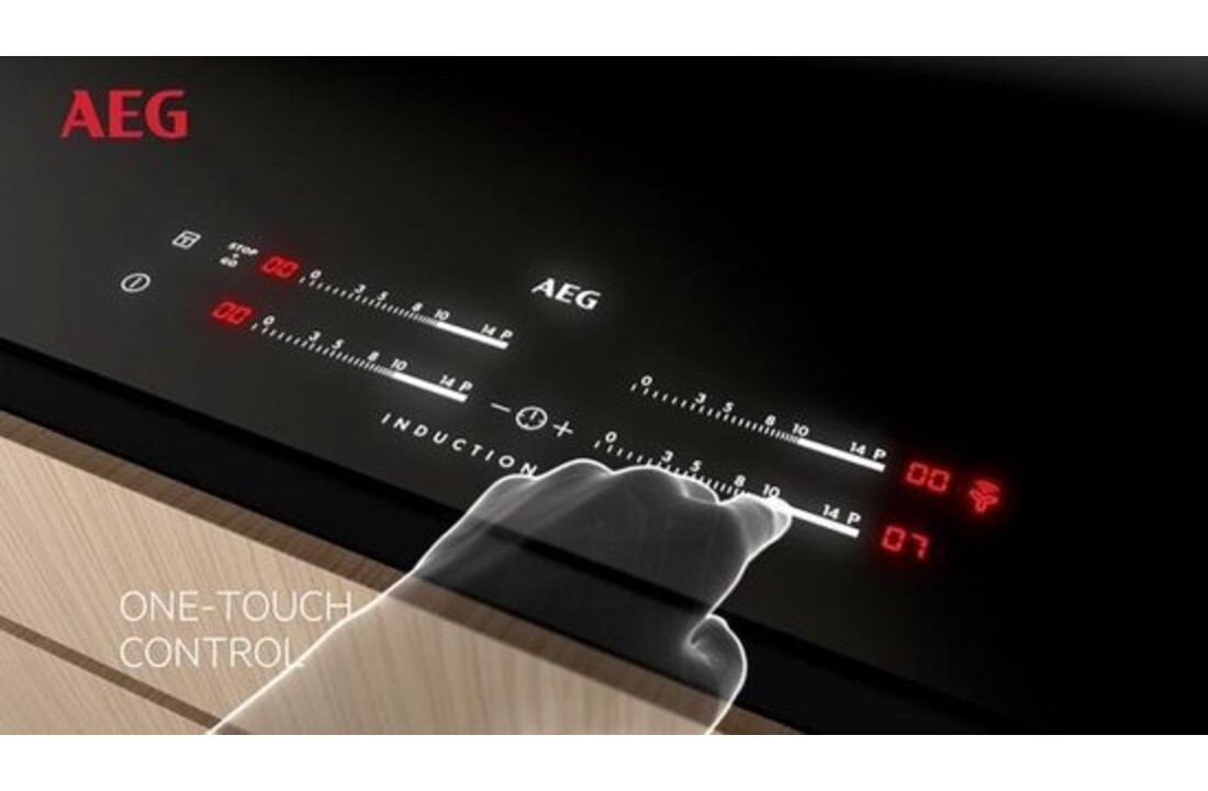AEG IKB64301XB Zwart - Inductiekookplaat