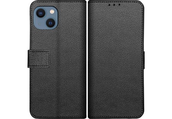 Just in Case Wallet Classic voor iPhone 14 Zwart - Telefoonhoesje