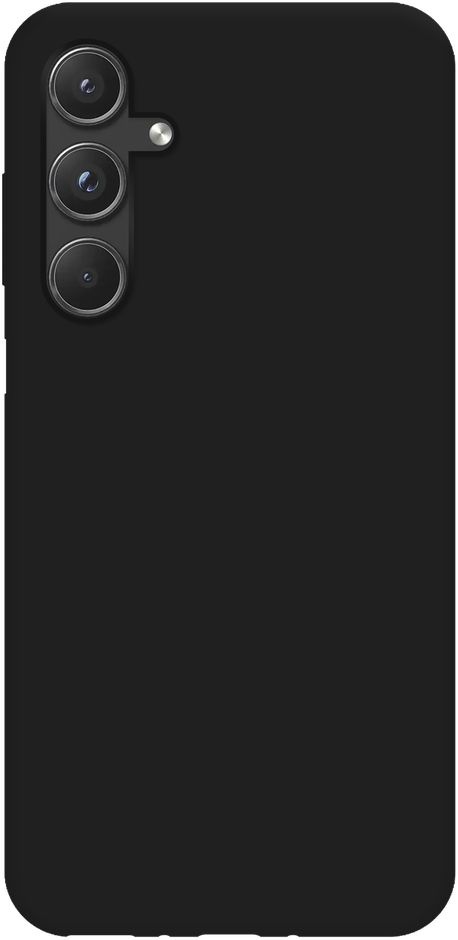 Just In Case Samsung Galaxy A55 TPU Rubber Case Zwart - Telefoonhoesje