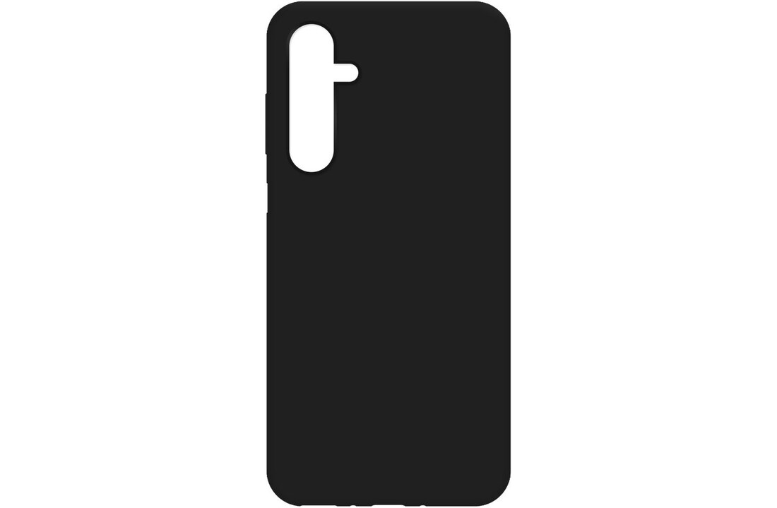 Just In Case Samsung Galaxy A55 TPU Rubber Case Zwart - Telefoonhoesje