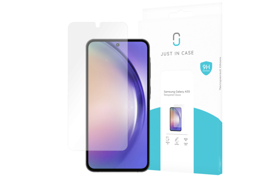 Just in Case Samsung Galaxy A55 Tempered Glass - Screenprotector