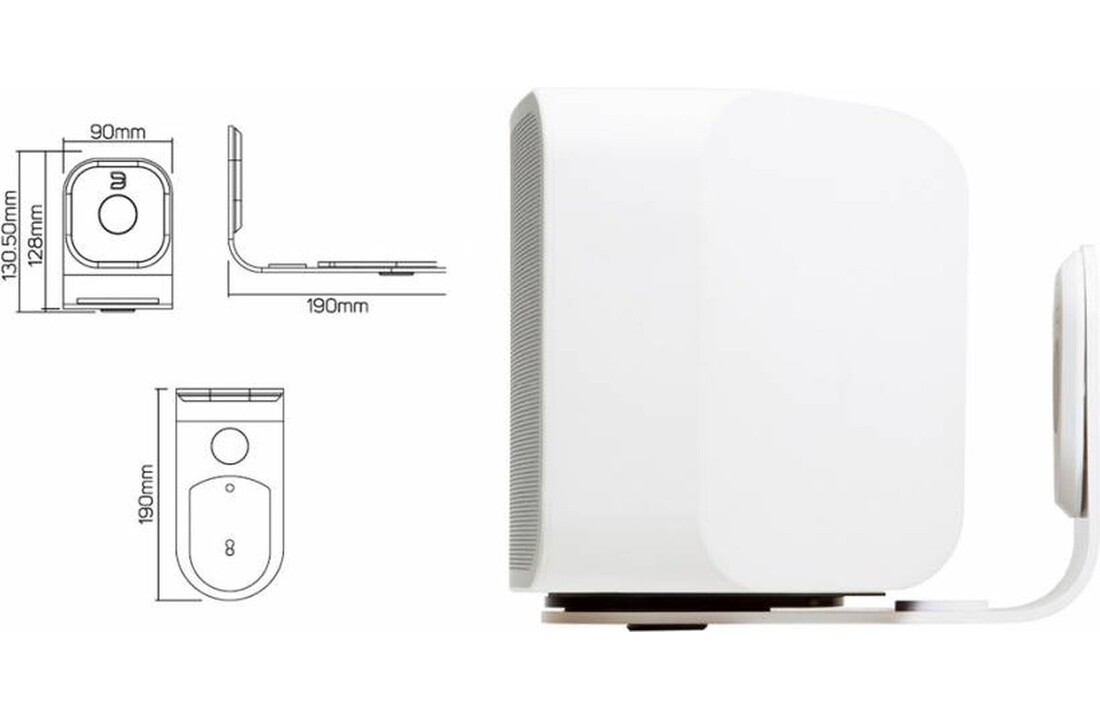 Bluesound WM200 Speaker muursteun Wit - Muurbeugel