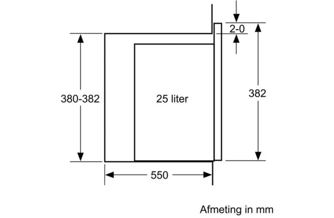 Bosch BFL554MS0 - Inbouw magnetron