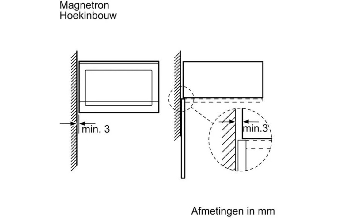 Bosch BFL554MS0 - Inbouw magnetron