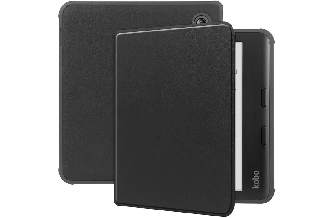 Just in Case Kobo Libra Colour Folio Case Zwart - Tablethoes