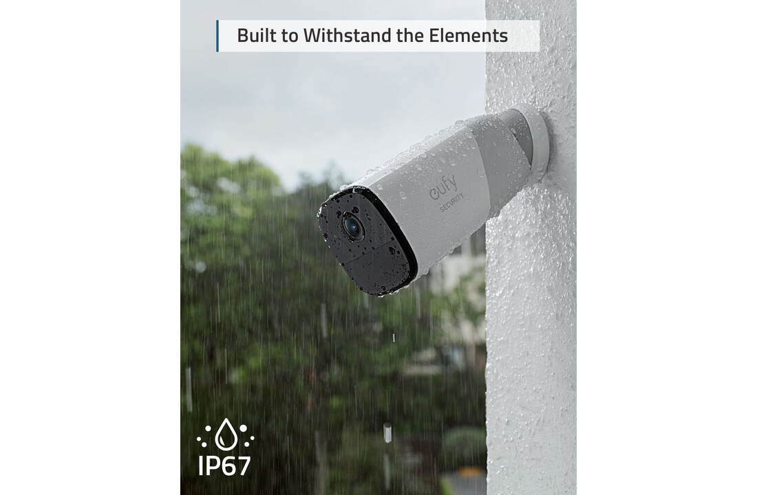 Eufy eufyCam 2 Pro 2-Cam Kit (2 camera's + Homebase 2) - Beveiligingscamera