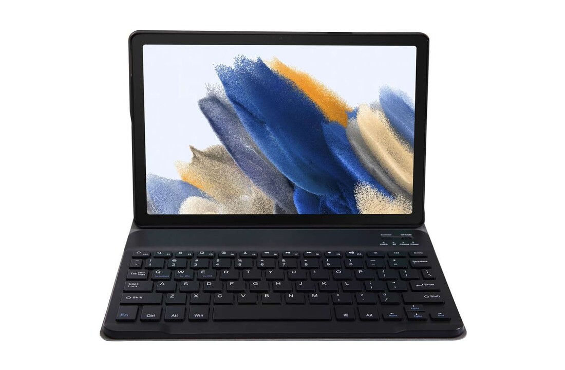 Just in Case  Premium Bluetooth Keyboard Cover - Samsung Galaxy Tab A8 - Zwart - Tablethoes
