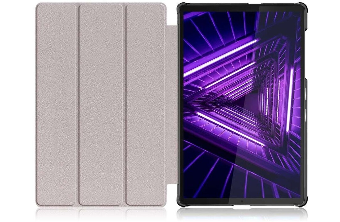 Just in Case Smart Tri-Fold Case - Lenovo M10HD - Grijs - Tablethoes