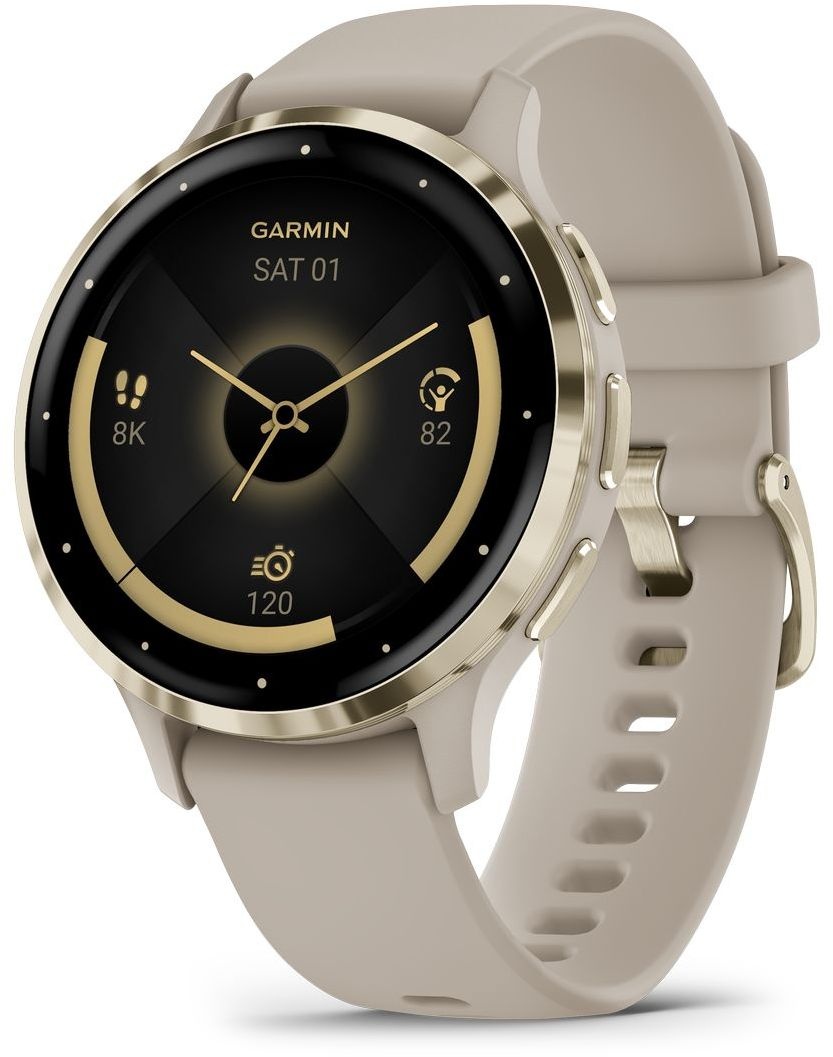 Garmin Venu 3S Goud/Beige - Smartwatch
