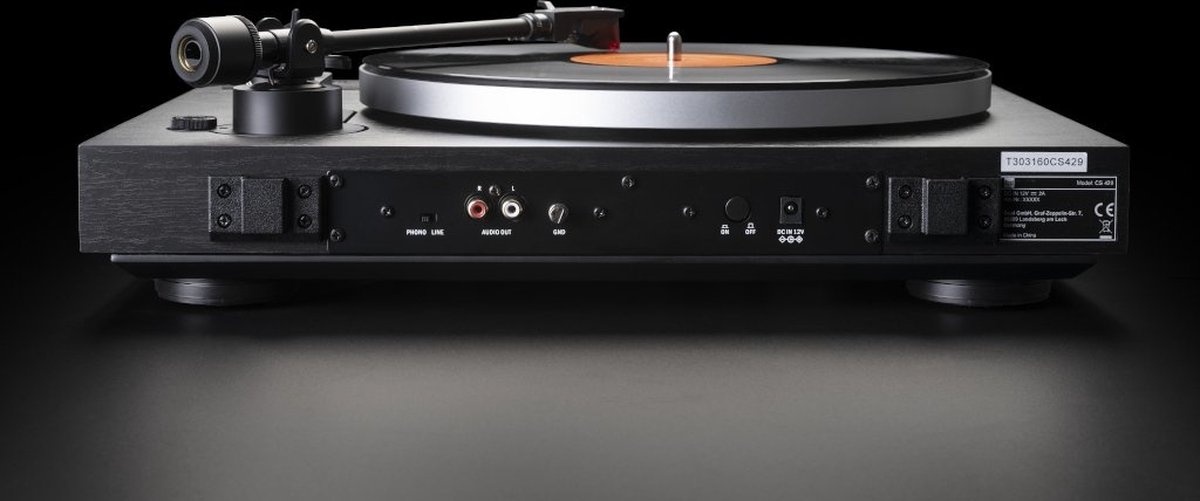 Dual CS 429 Zwart - Platenspeler