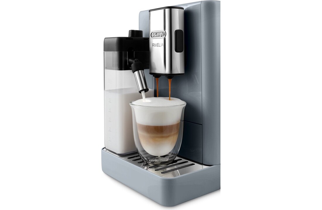 De'Longhi Rivelia Pebble Grey EXAM440.55.G - Koffiemachine