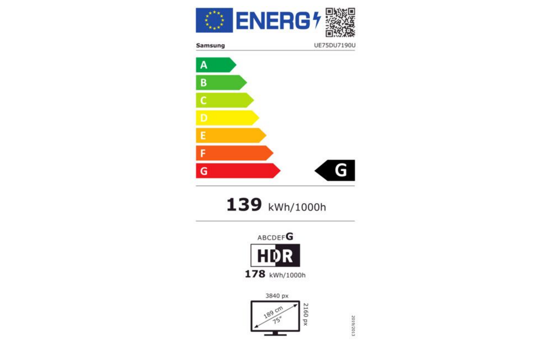 Samsung Crystal UHD 75DU7190 (2024) - LED TV