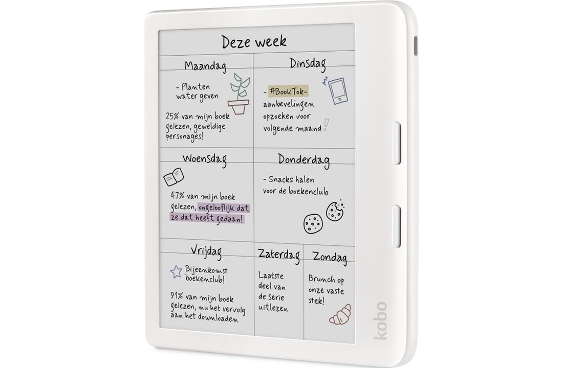 Kobo Libra Colour Wit - E-reader