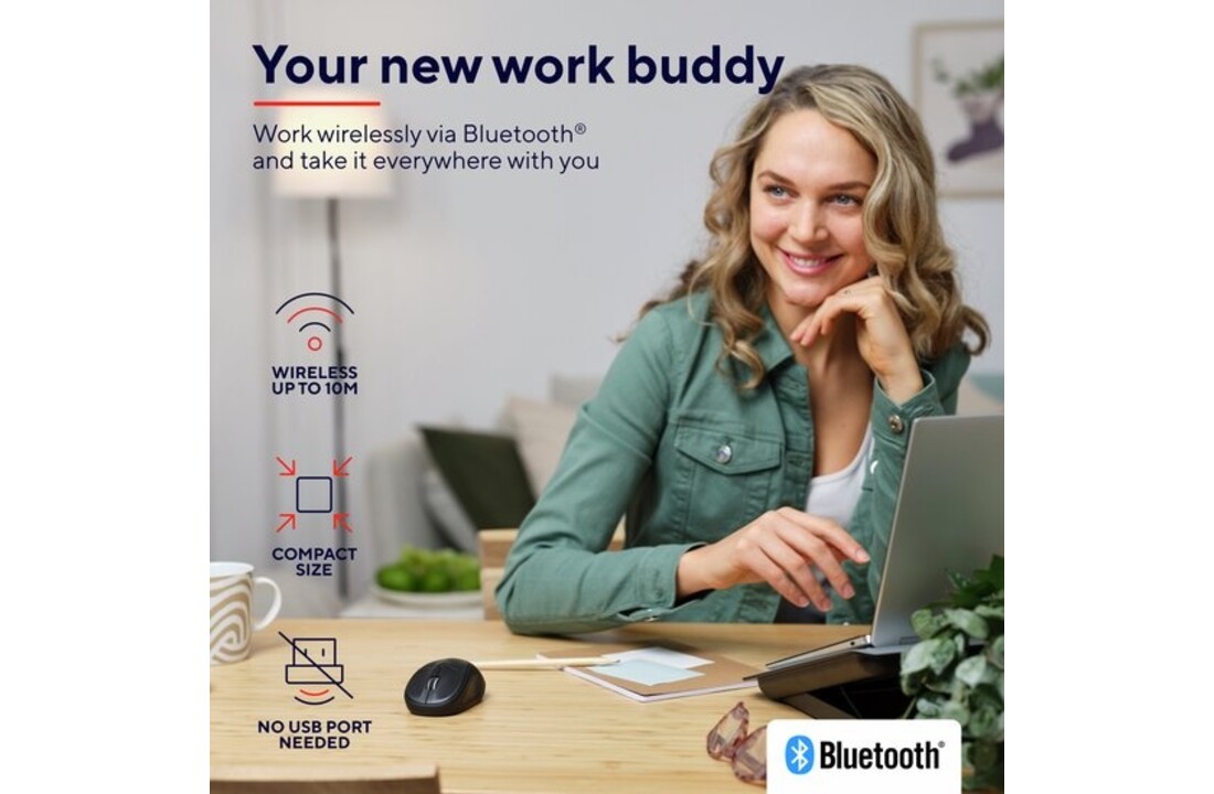 Trust Primo Bluetooth Zwart - Muis