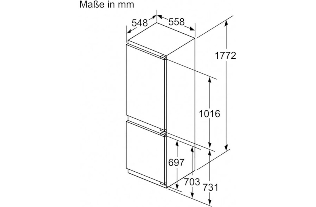 Bosch KIN86EDD0 - Inbouw koelkast