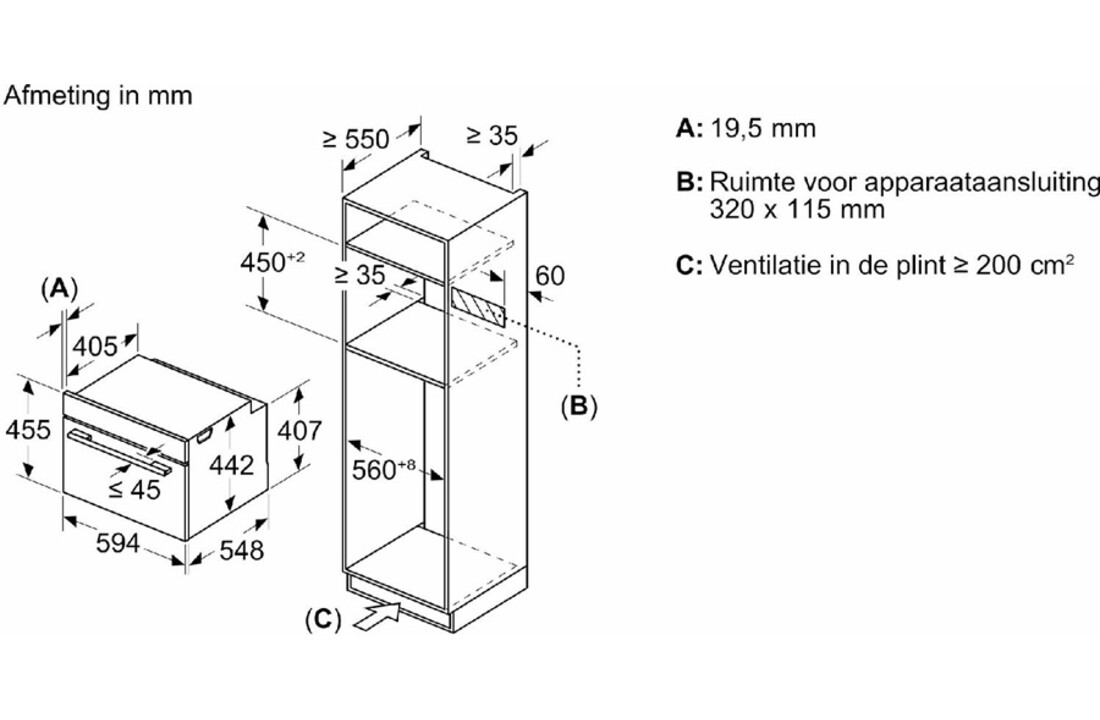 Siemens CM724G1B3 - Inbouw oven