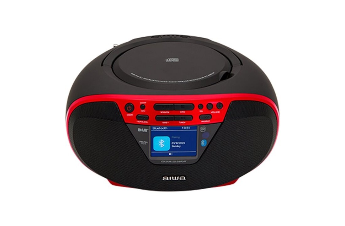 Aiwa BBTU-500DAB Rood - Radio
