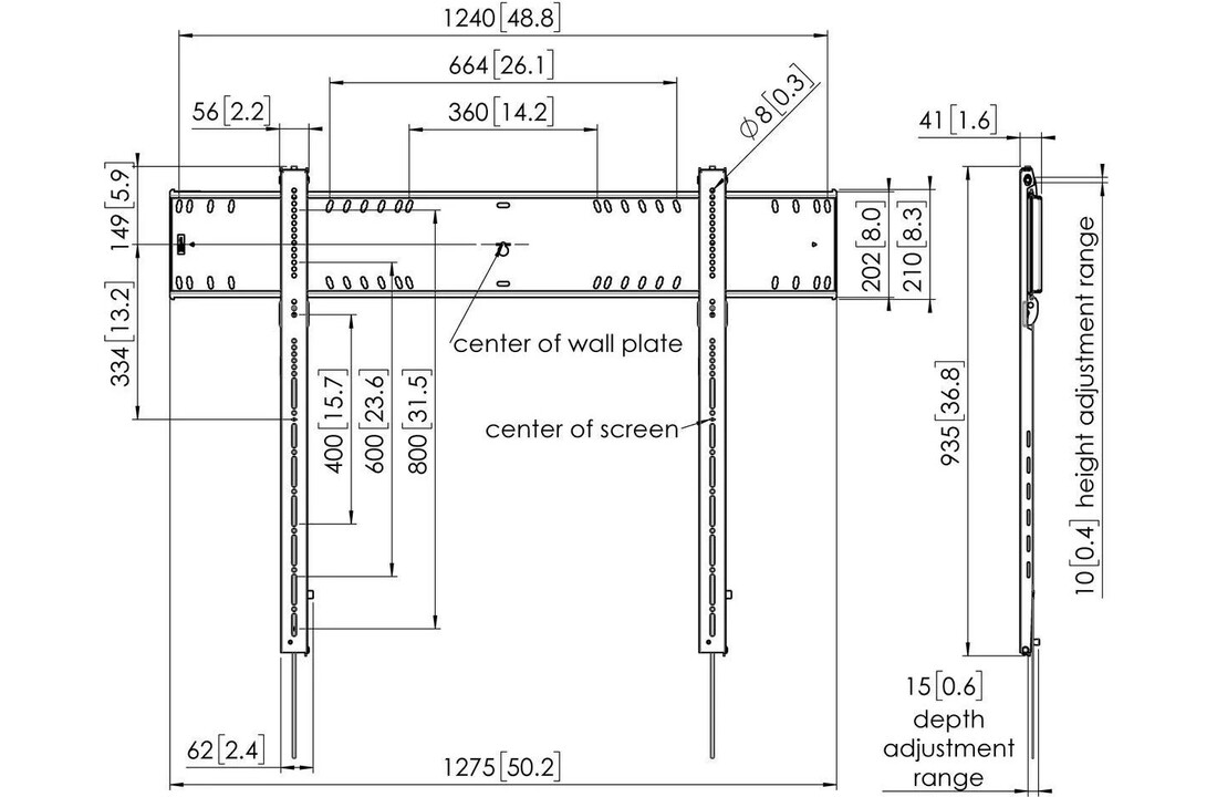 Vogel's PFW 6900 Display muurbeugel - TV muurbeugel