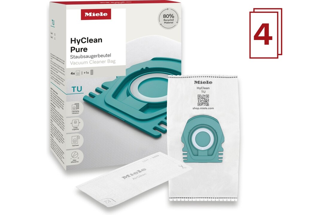 Miele HyClean Pure TU Stofzuigerzak - Stofzuigerzakken