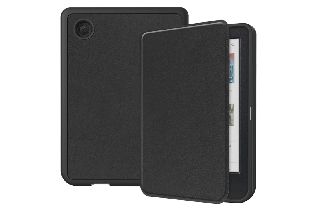 Just in Case Kobo Clara Folio Case Zwart - Beschermhoes