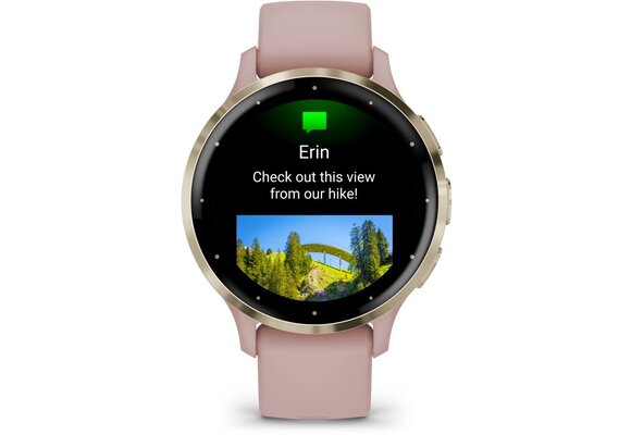Garmin Venu 3S Goud/Roze - Smartwatch