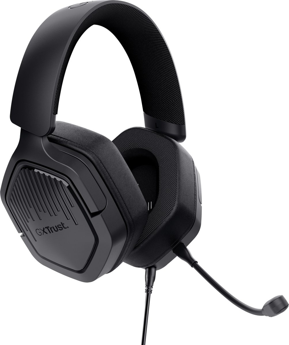 Trust GXT492 Carus Zwart - Gaming headset