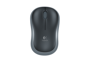 Logitech M185 Grijs/Zwart - Muis