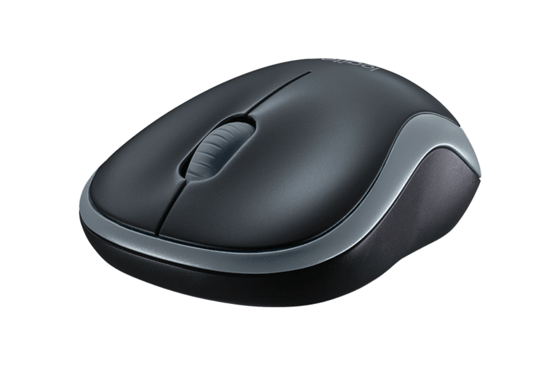 Logitech M185 Grijs/Zwart - Muis