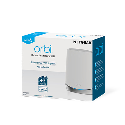 Netgear Orbi RBS750 Satelliet WiFi 6 Mesh systeem - Access point