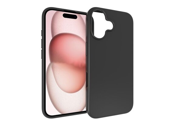 Just in Case iPhone 16 Zero Soft TPU Case Zwart - Telefoonhoesje