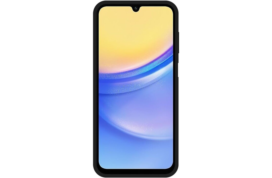 Just In Case Samsung Galaxy A15 TPU Rubber Case Zwart - Telefoonhoesje