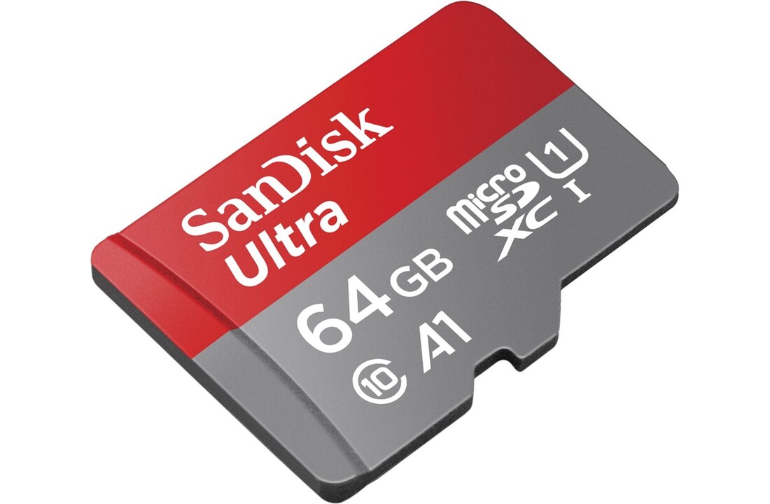 Sandisk Ultra microSDXC 64GB + SD-adapter - Geheugenkaart