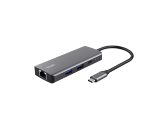 Trust Dalyx 6-in-1 USB-C-adapter - Adapter