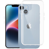 Just in Case Soft TPU Case Transparant voor iPhone 14 - Telefoonhoesje