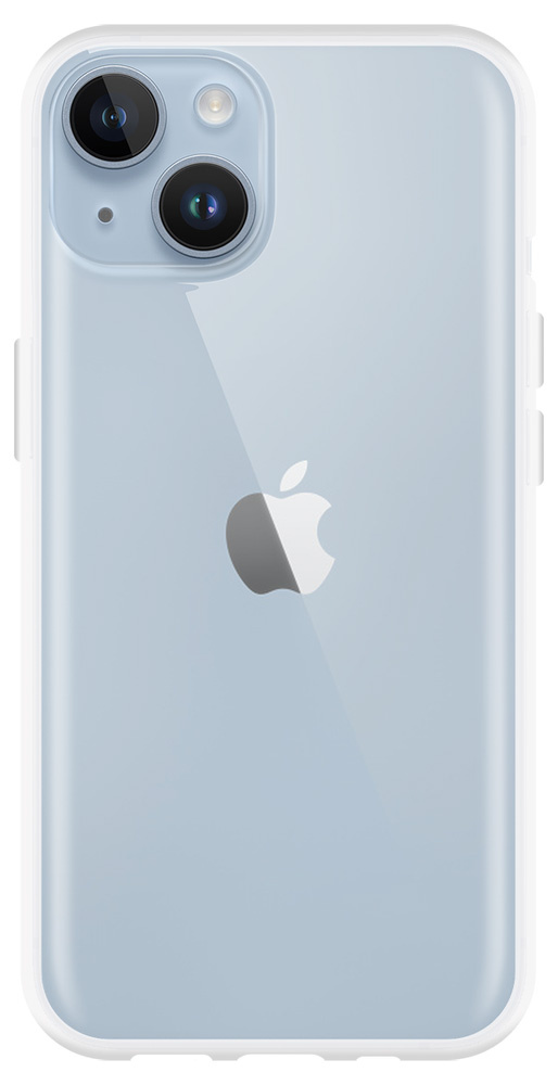 Just in Case Soft TPU Case Transparant voor iPhone 14 - Telefoonhoesje